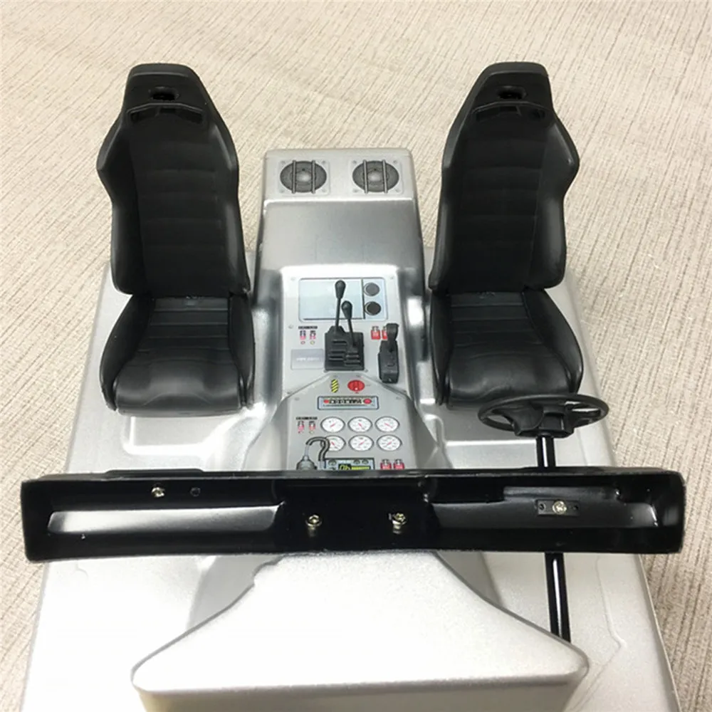 Автомобильный интерьер на радиоуправлении гоночное сиденье рулевое колесо