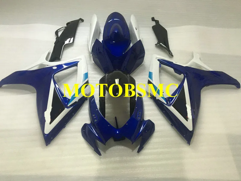 Комплект обтекателей для мотоцикла GSXR600 750 K6 06 07 GSXR 600 GSXR750 2006 2007 модный белый синий