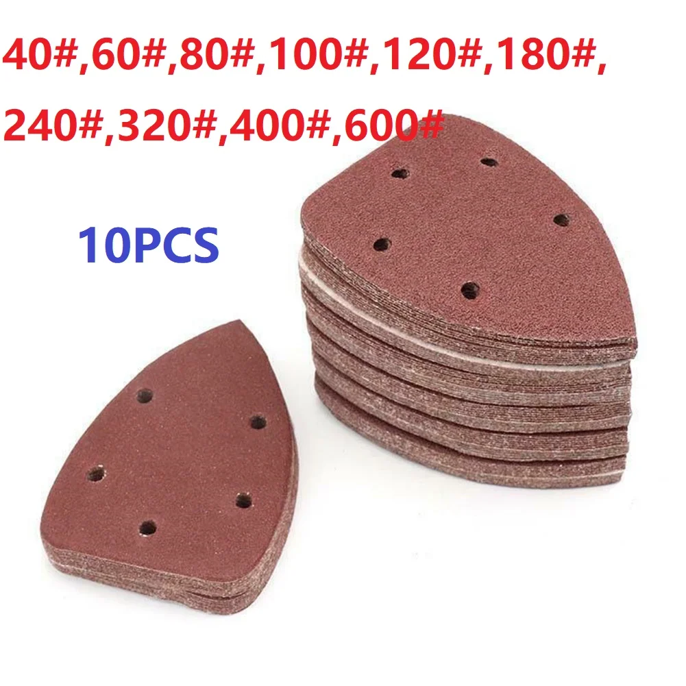 

Alumina Sandpaper 5 holes 14cm 9cm High quality Durable Muti-fuction Triangle