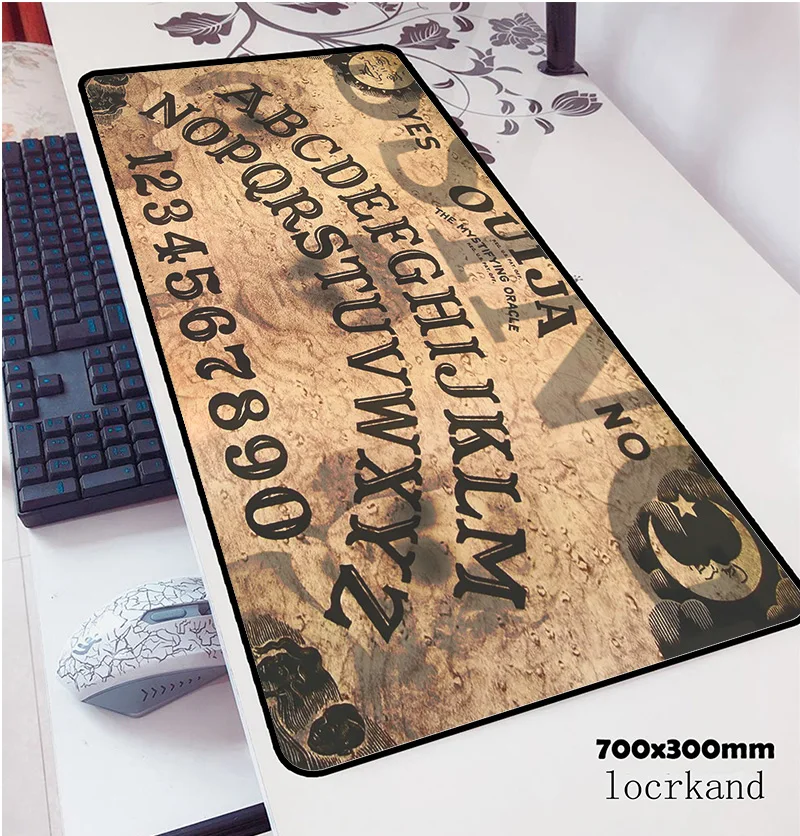 

ouija board mouse pad 90x40cm gaming mousepad New arrival office notbook desk mat wrist rest padmouse games pc gamer mats
