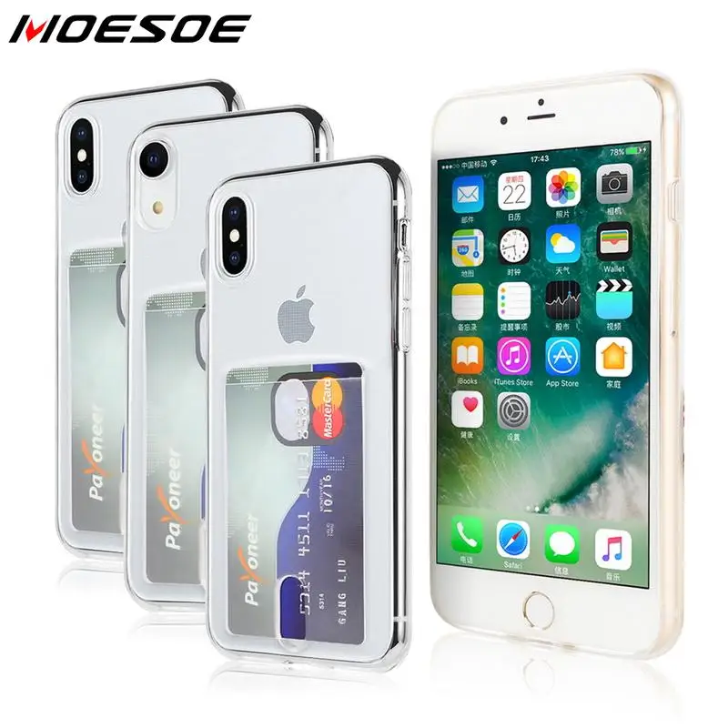 Прозрачный мягкий силиконовый чехол для телефона iPhone 11 Pro 7 8 Plus X XR XS Max 10 12 Mini с