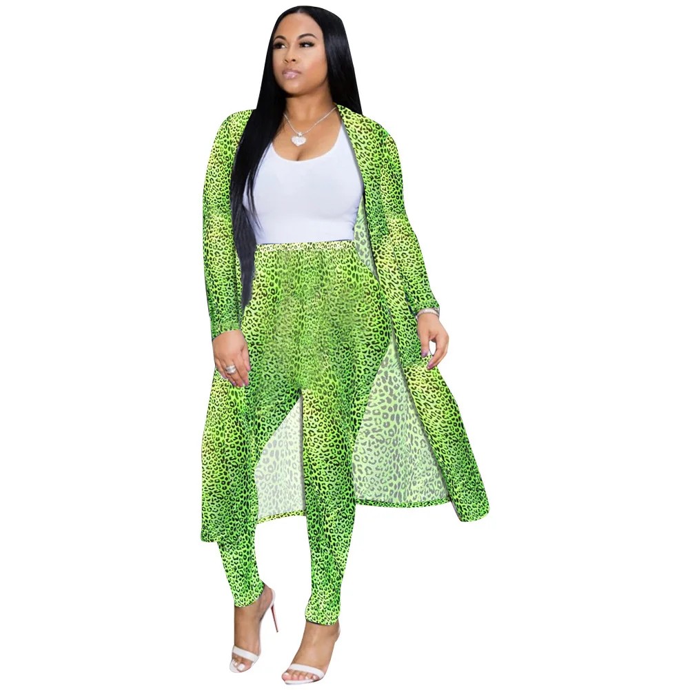 3XL размера плюс комплект из 2 предметов Кардиган с длинным рукавом облегающие