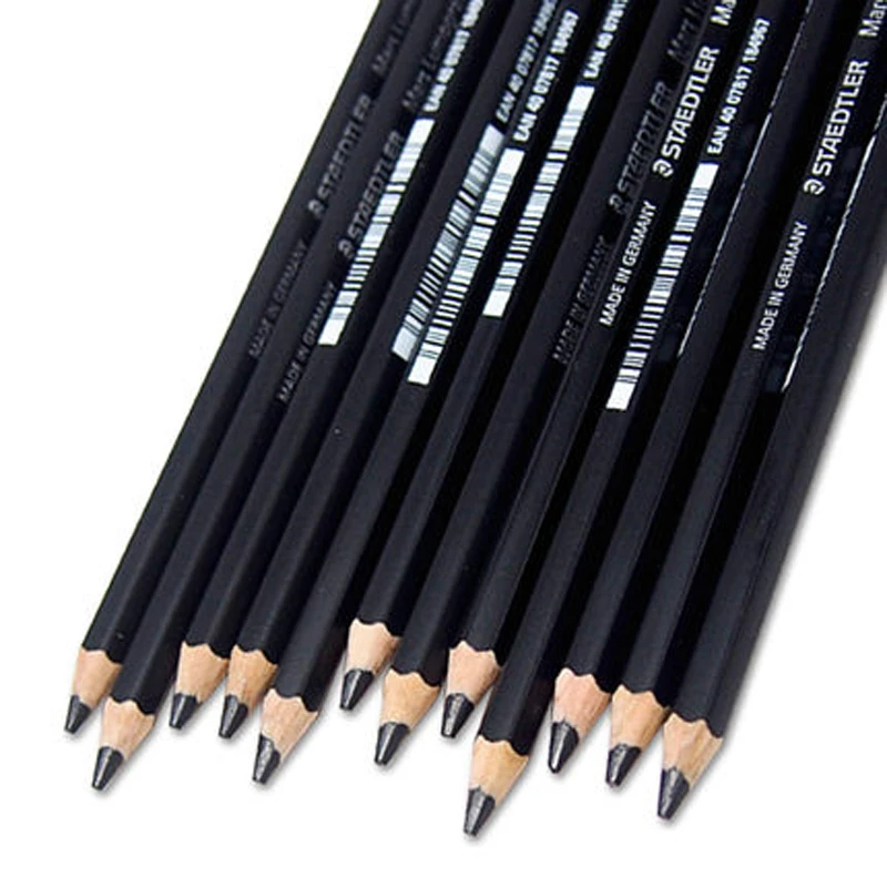 12 шт. профессиональные карандаши для рисования Staedtler 100B|pencil wholesale|wholesale pencilscharcoal
