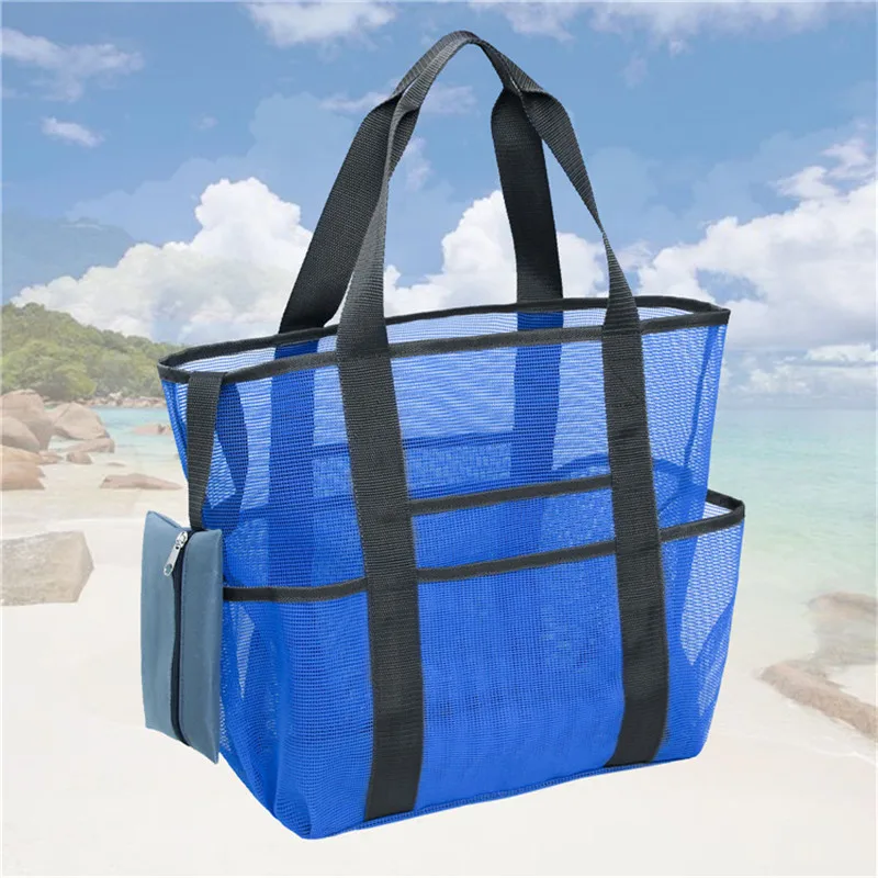 

High Capacity Women Mesh Transparent Bag Double-layer Heat Preservation Large Picnic Beach Bags Tote Office Lunch Snack Bag