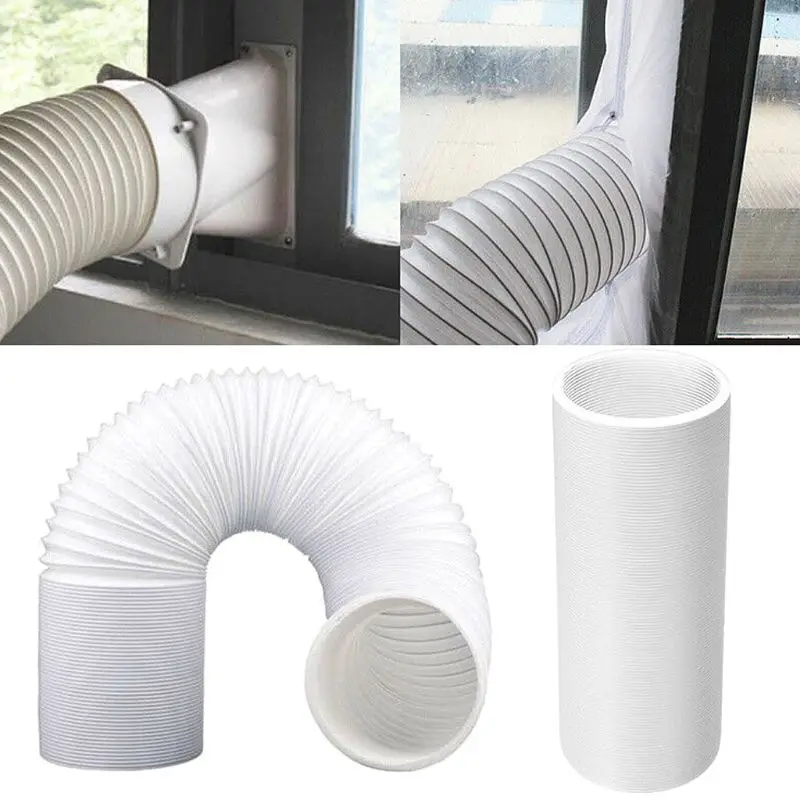 13/15cm Diameter Flexible Portable Air Conditioner Exhaust Pipe Vent Hose Tube Duct Outlet Free Extension | Обустройство дома