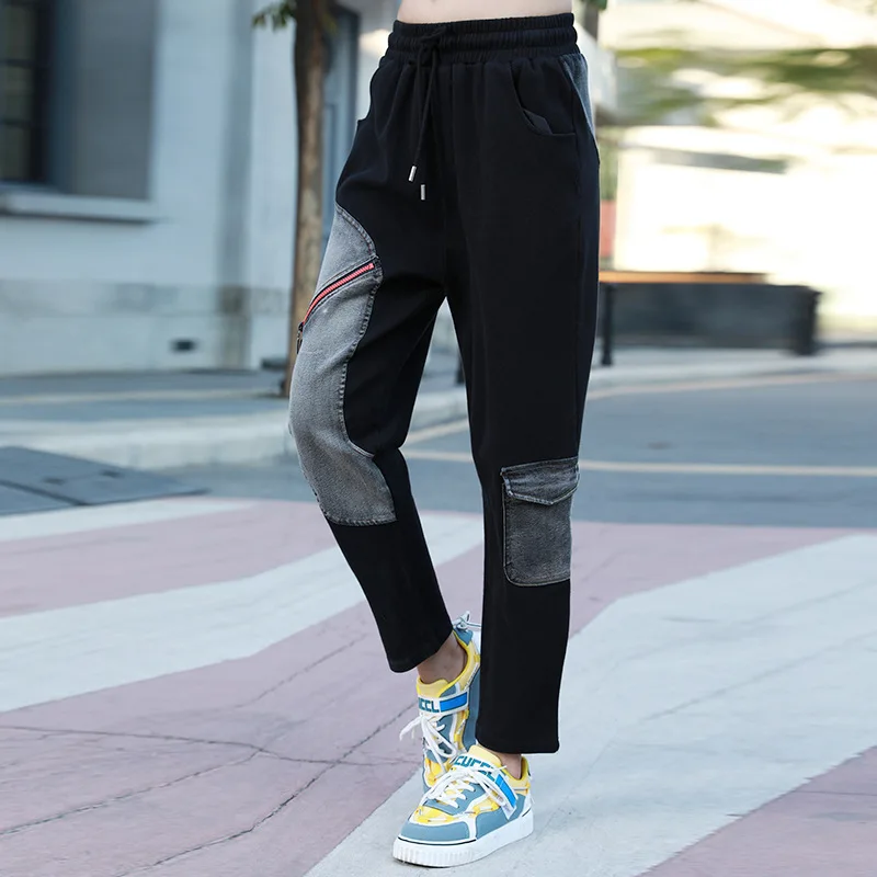 Max LuLu British Fashion Designer Spring Womens Fitness Casual Pantalons Ladies Vintage Loose Harem Pants Female Punk Trousers | Женская