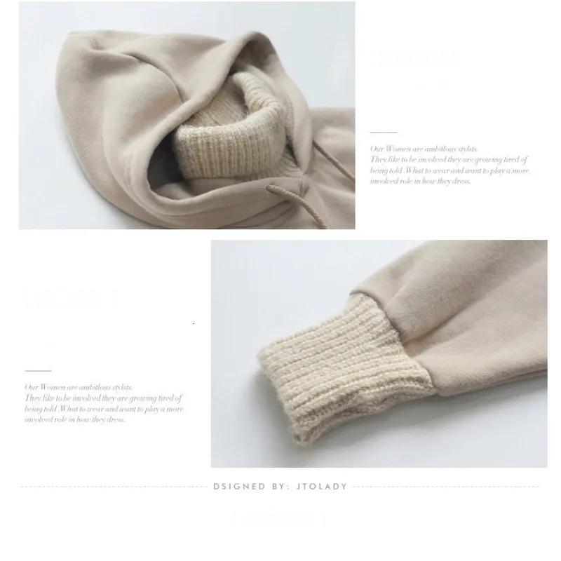 Куртка для беременных Осень зима модный плюс толстый бархатный свитер толстовка