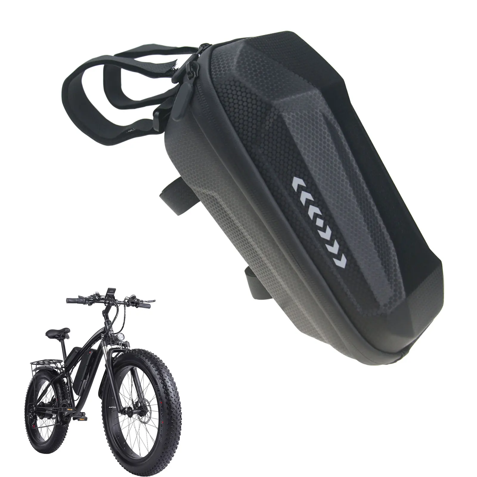 

Водонепроницаемая передняя сумка 2 л, универсальная Жесткая Сумка для хранения без логотипа для велосипеда, электроскутера, велосипеда, акс...