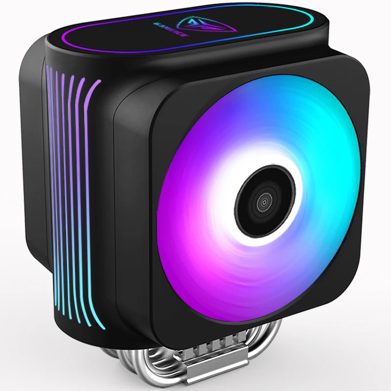 Pccooler RGB dual 120 мм/12 см PWM кулер для процессора с 6 медными тепловыми трубками, высокопроизводительный охлаждающий вентилятор