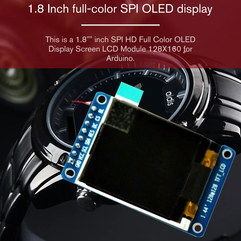 Полноцветный ЖК дисплей 1 44 дюйма SPI HD TFT с OLED экраном модуль 128x128 65K для драйвера