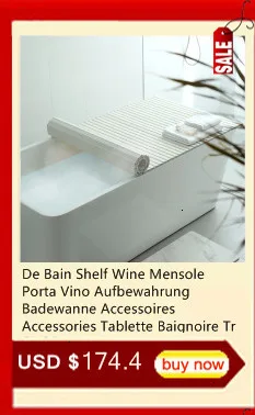 De Bain полка винного Mensole порта вино Aufbewahrung Баня аксессуары на экран мобильного телефона или планшета Baignoire лоток Ванна стеллаж для выставки товаров