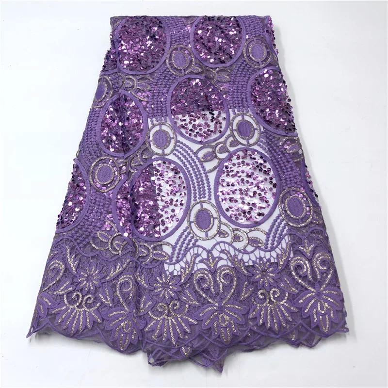 

2021 white/silver African Sequins Lace Fabrics High Quality French Lace Fabric Nigerian Tulle Lace Fabrics For Wedding Dress