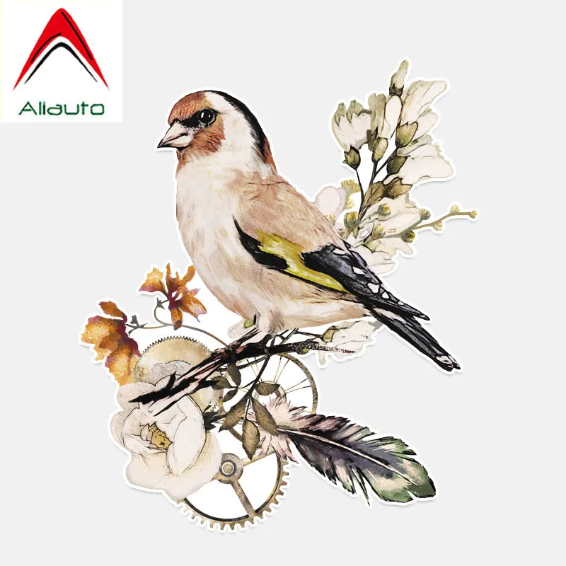 Алиавто индивидуальная Милая Автомобильная наклейка Птицы Воробей Декор бампер