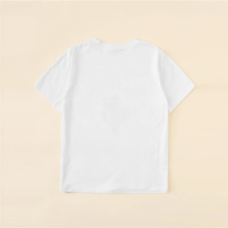 Белая футболка с принтом кактуса и букв Повседневная для женщин 2020 летние