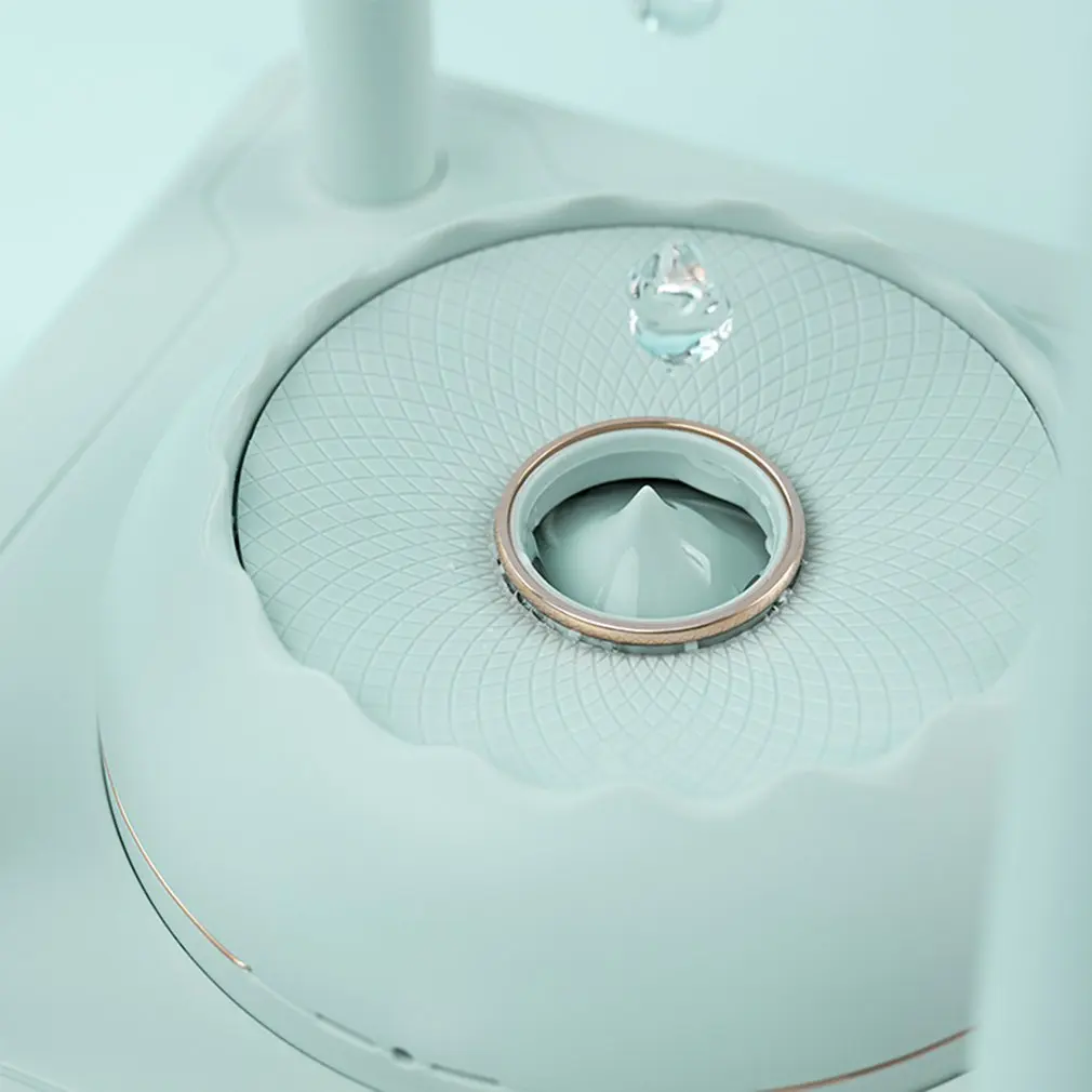 Bestellen Magie Regenbogen Wolke Anti Schwerkraft Schwebenden Wasser Tropfen Zeit Sanduhr Brunnen Hydra Lampe