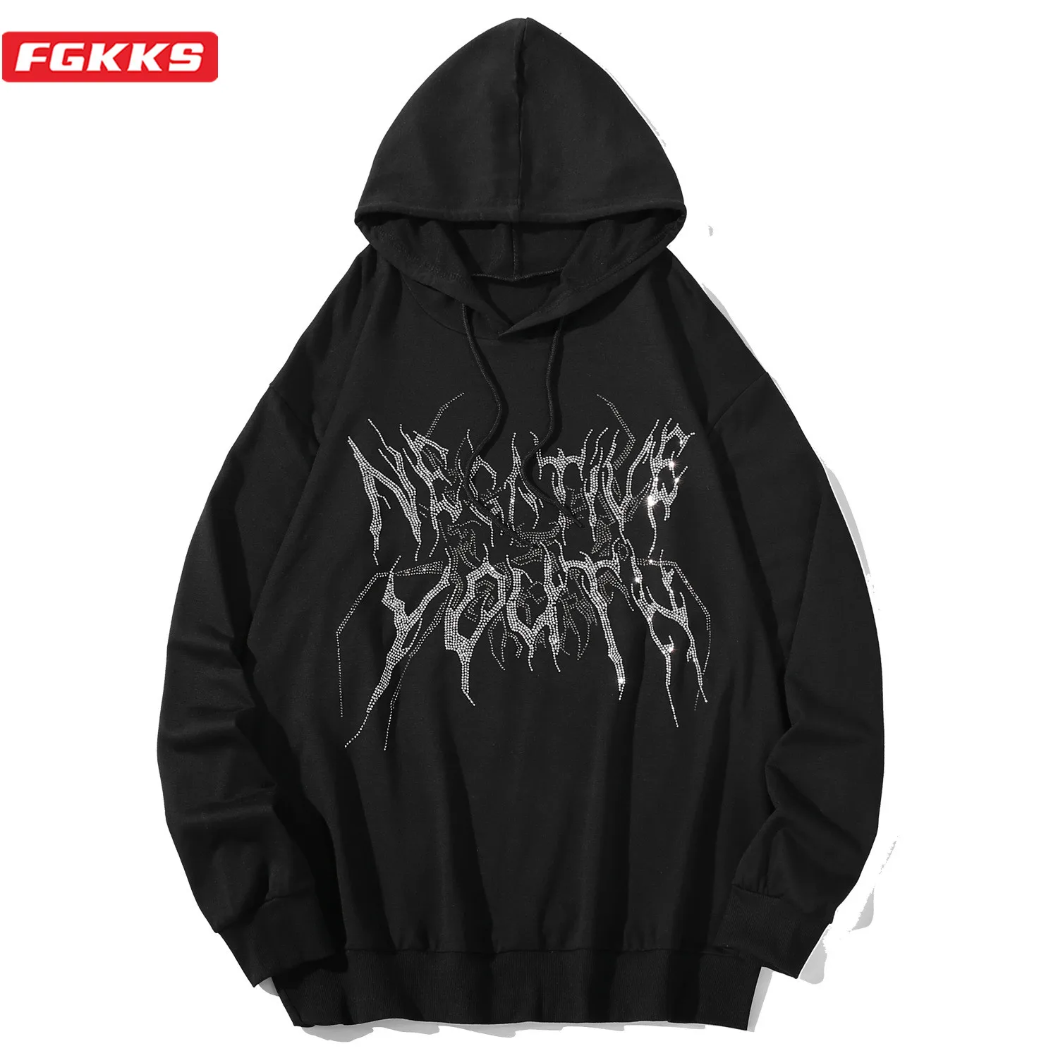 

FGKKS Brand Men Letter Hoodies EU Size 2021 New Trend Wild Hooded Pullover Male Men Cotton Casual Hoodies Sweatshirts Tops