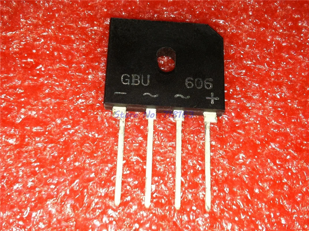 

5pcs/lot GBU606 606 ZIP-4 In Stock