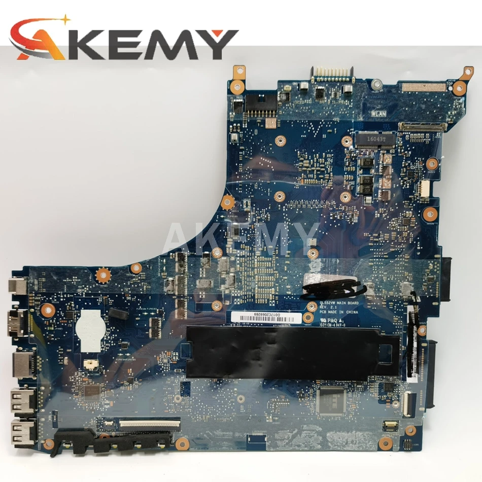 

SAMXINNO For ASUS GL552VXK GL552VX GL552V ZX50V Laotop Mainboard GL552VXK Motherboard with i5-7300HQ GTX950M/2GB 40-pin