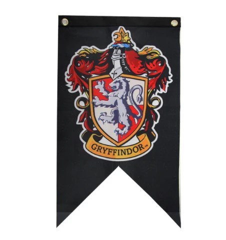Светло-зеленый Gryffindor вечерние принадлежности для дня рождения колледж hp флаг баннеры для мальчиков девочек Дети Хэллоуин украшения Рождественский подарок - Цвет: Светло-зеленый