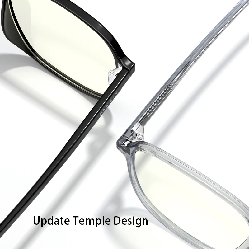 PARZIN TR90 Blue Light Glasses Women Men Oversized Fashion Computer Protection Gaming Frame Goggles Lentes Opticos Para Mujer