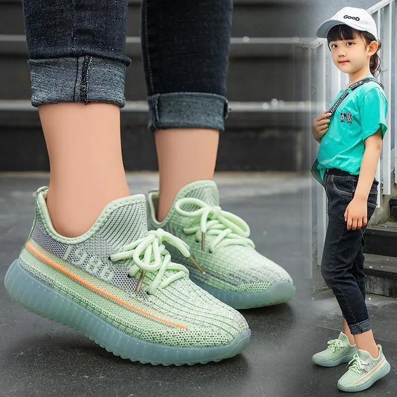 

Luminous Boys Girls Fashion Sneakers Baby/Toddler/Little Kids Leather Trainers Children School Sport Shoes Soft Running Shoes a