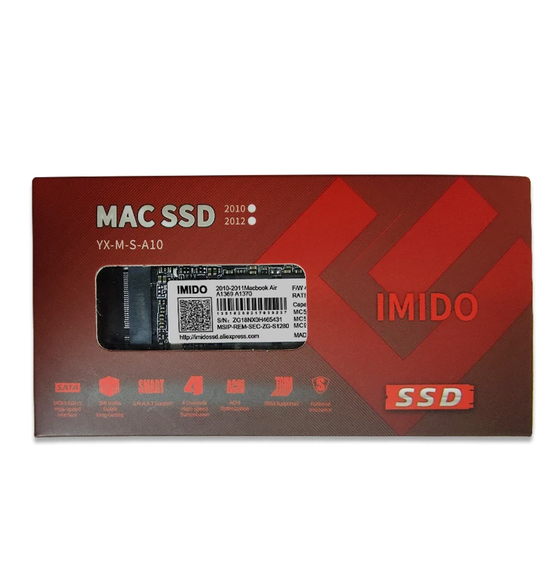 SSD 1tb For NEW Macbook Air A1369 A1370 For 2010 2011 Year 128GB 256GB MC503 MC504 MC505 MC506 MC965 MC966 MC968 MC969 images - 6