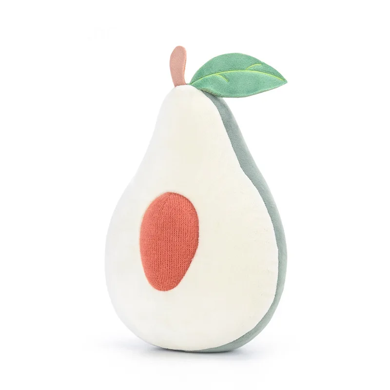 Metoo-almohada de juguete con forma de fruta para ni&ntilde;as, juguete creativo de aguacate, suave, de felpa, adornos, Kawaii-3