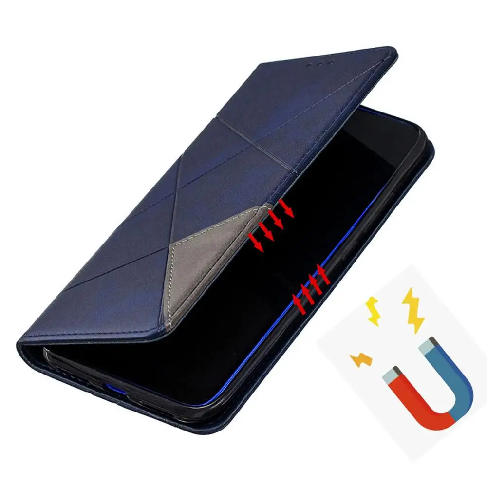 3D Магнитный кожаный флип чехол для Xiaomi Redmi Note 8 в стиле ретро кошелек держатель