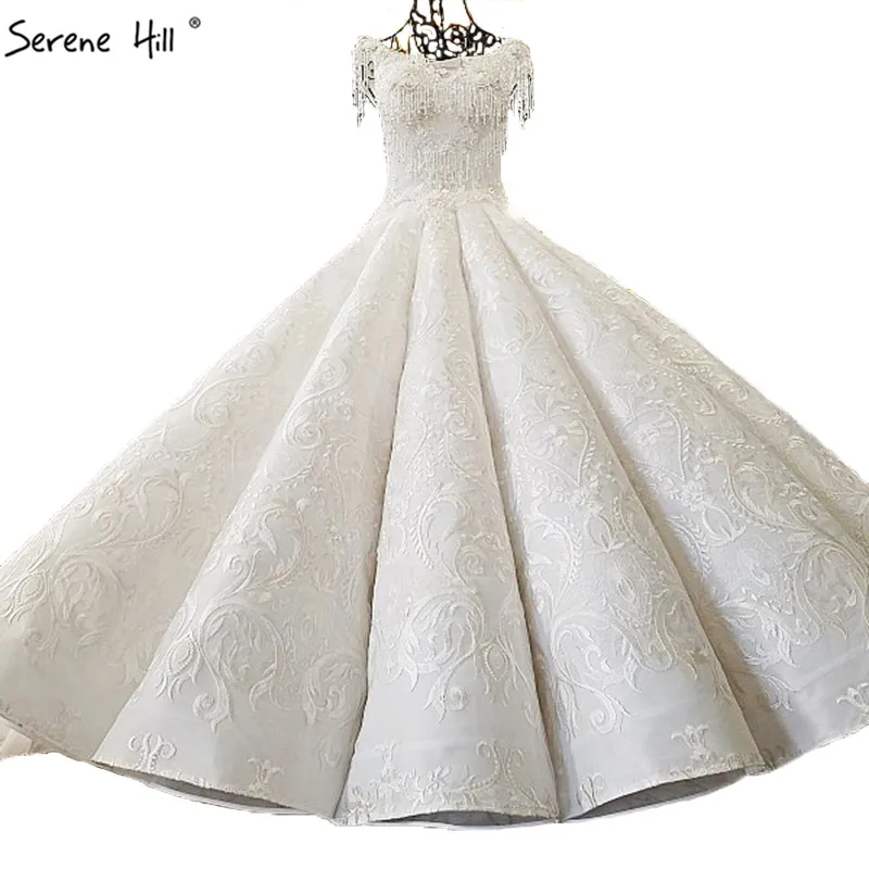 Новейшее роскошное высококачественное винтажное свадебное платье 2021 без