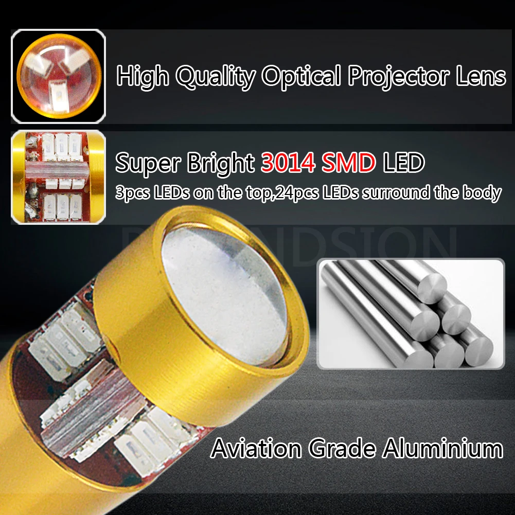 2x T10 W5W LED Canbus сигнасветильник в 24SMD автомобильный внутренний багажник боковая