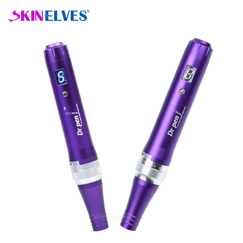 Dr pen X5 Новый беспроводной микро иглы цифровой ЖК-дисплей Дерма ручка