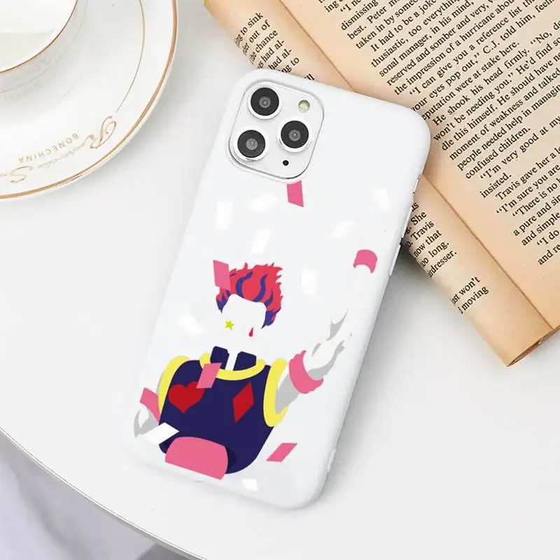 

Hisoka Anime Hunter X hunter Phone Case Candy Color for iPhone 6 7 8 11 12 s mini pro X XS XR MAX Plus