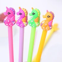 36pcsset japan hippo cute pens blue ink kawaii stationery pen funny ballpoint back to school office supply item material 2022