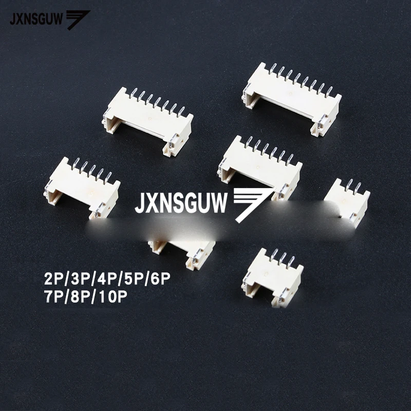 

20PCS HY2.0 2P/3P/4P/5P/6P/7P/8P/10P horizontal paste 2.0mm pitch connector with buckle and lock connector