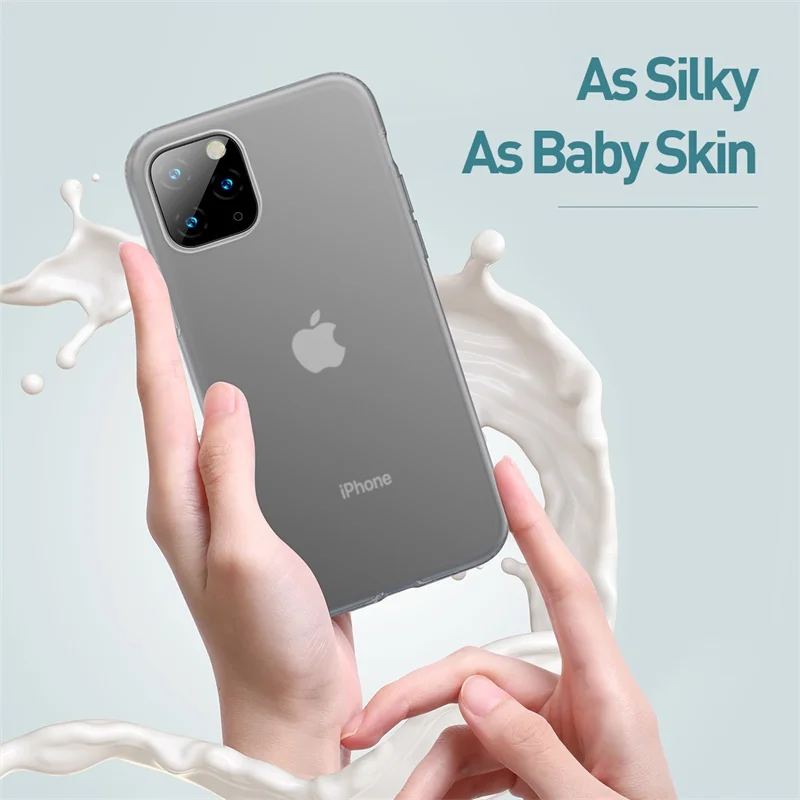 Baseus жидкий силиконовый чехол для iPhone 11, мягкий гелевый Чехол для телефона для iPhone 11pro 11pro Max, чехол для телефона, защитный чехол для телефона