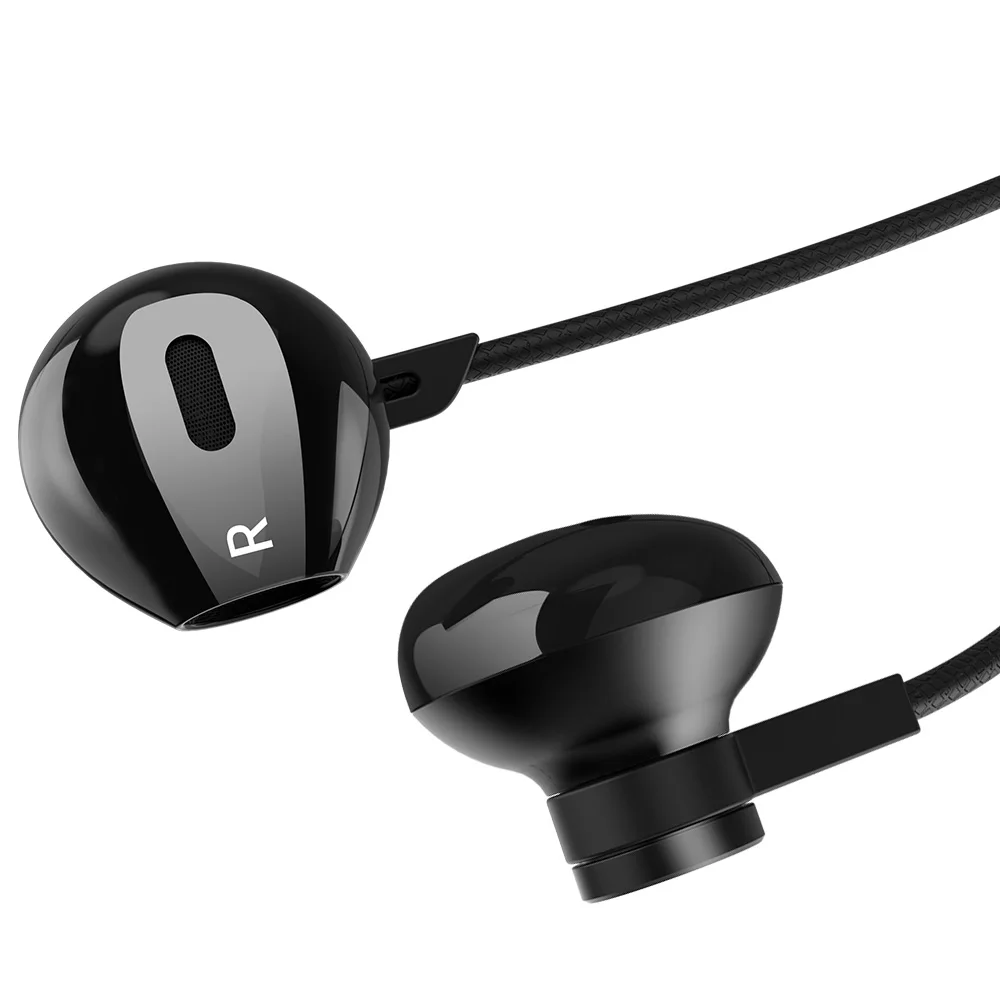 Универсальные стереонаушники вкладыши двойной проводной микрофон 3 5 мм