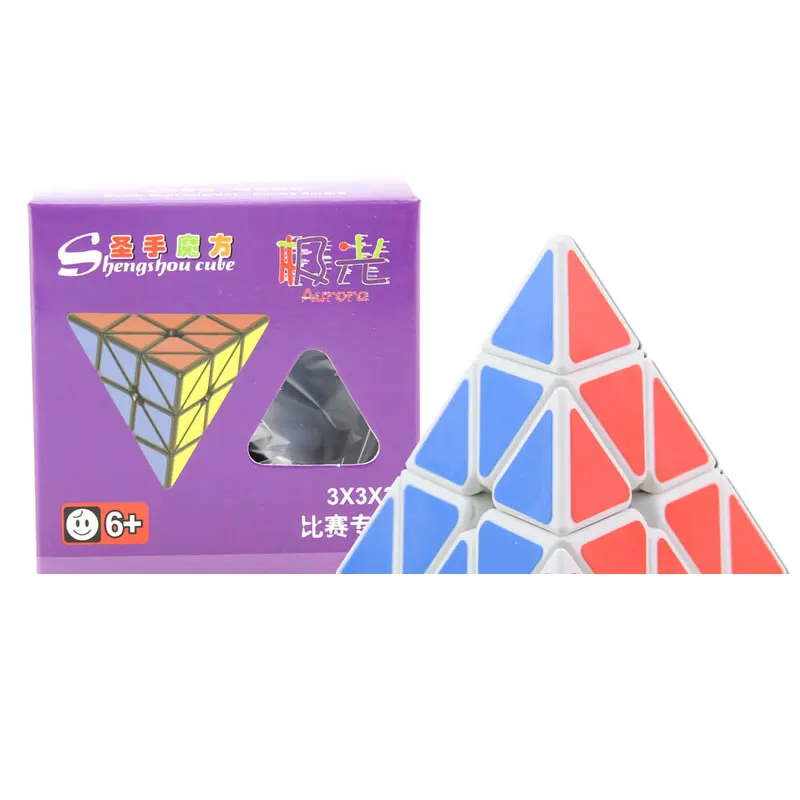 ShengShou Aurora волшебный куб SengSo Pyraminxeds 3x3x3 Cubo Magico Профессиональный Neo скоростной