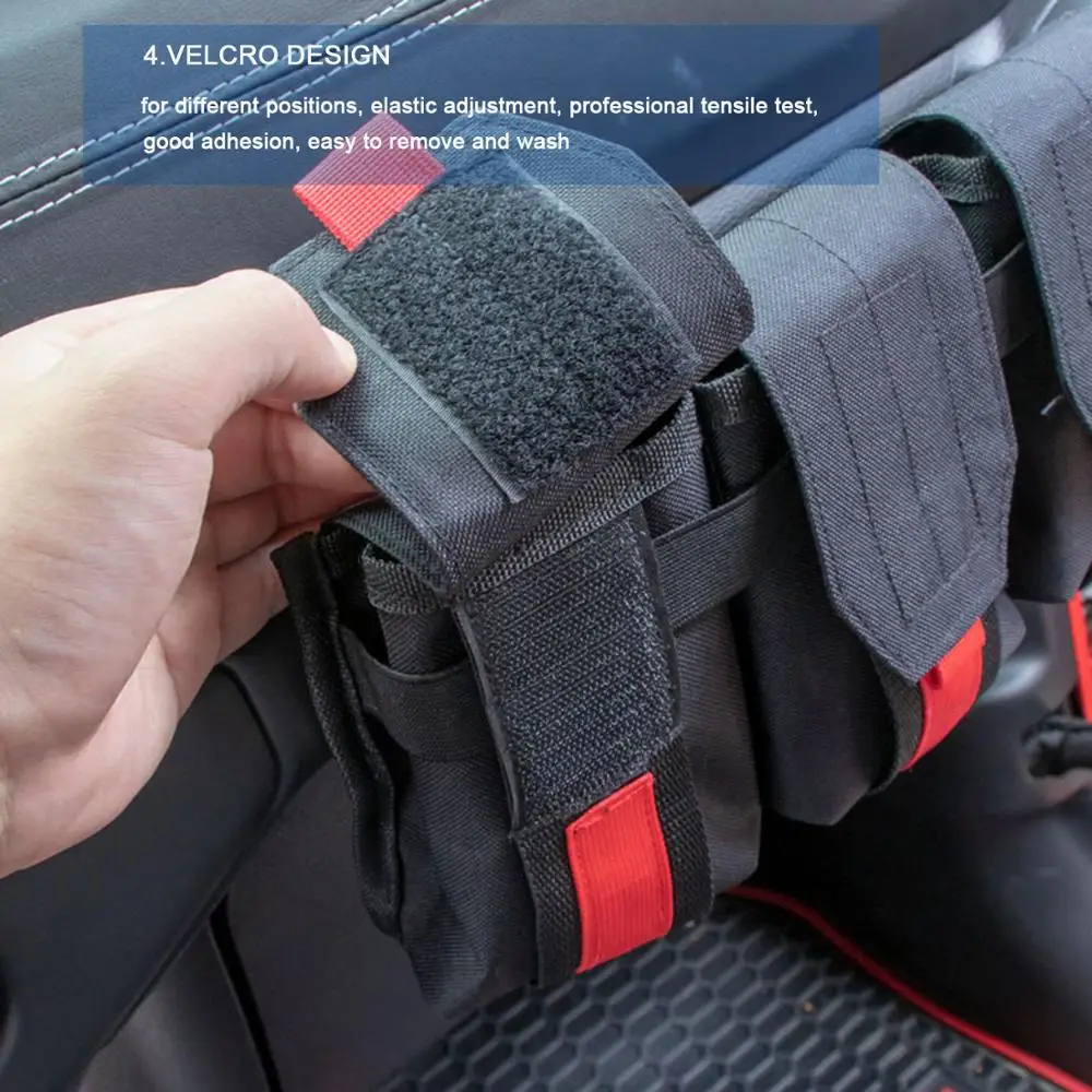 Сумка для хранения автомобиля Jeep Wrangler TJ JK JKU JL JLU Gladiator JT 1997-2018 2019 2020 2021 2022
