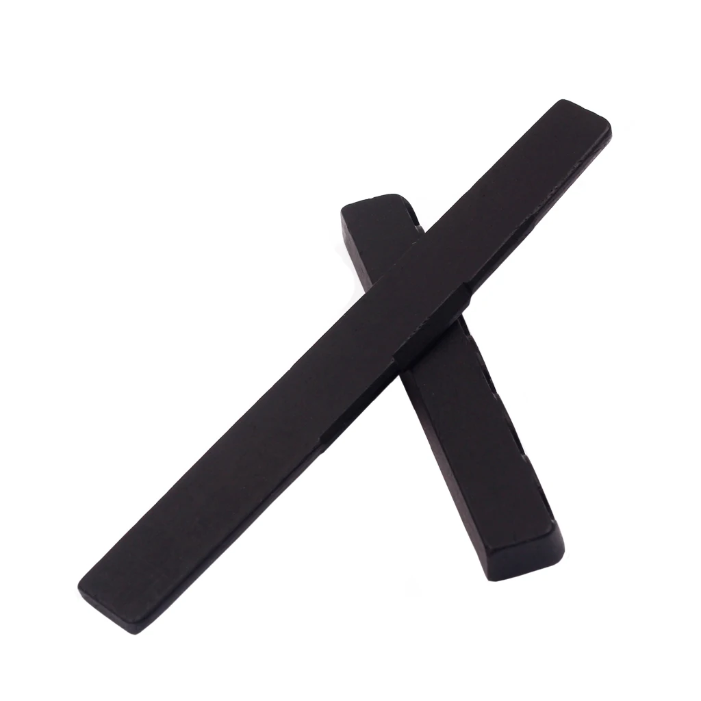 Черное черное музыкальное седло классическое гитарное с прорезями|Детали и