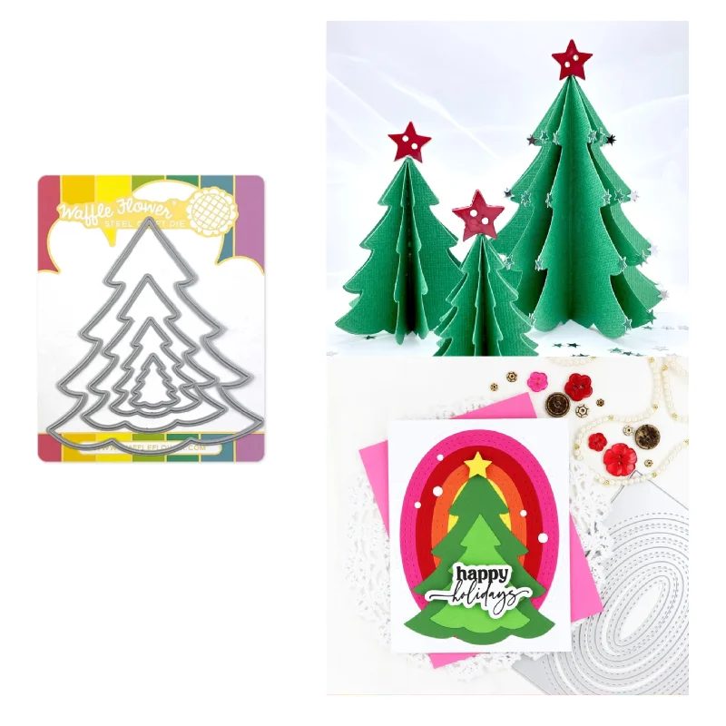 

2021 New Christmas theme Stencil Metal Cutting Dies For Scrapbooking Practice Hands-on DIY Album Card Handmade Tools