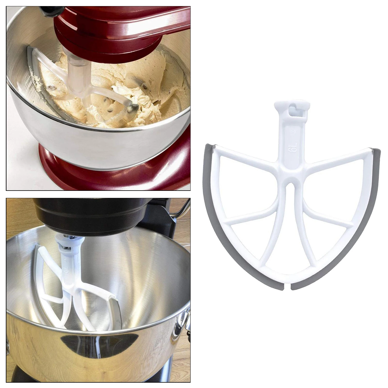 

Edge Beater Blade for Tilt-Head Stand Mixer Attachment 6 Quart