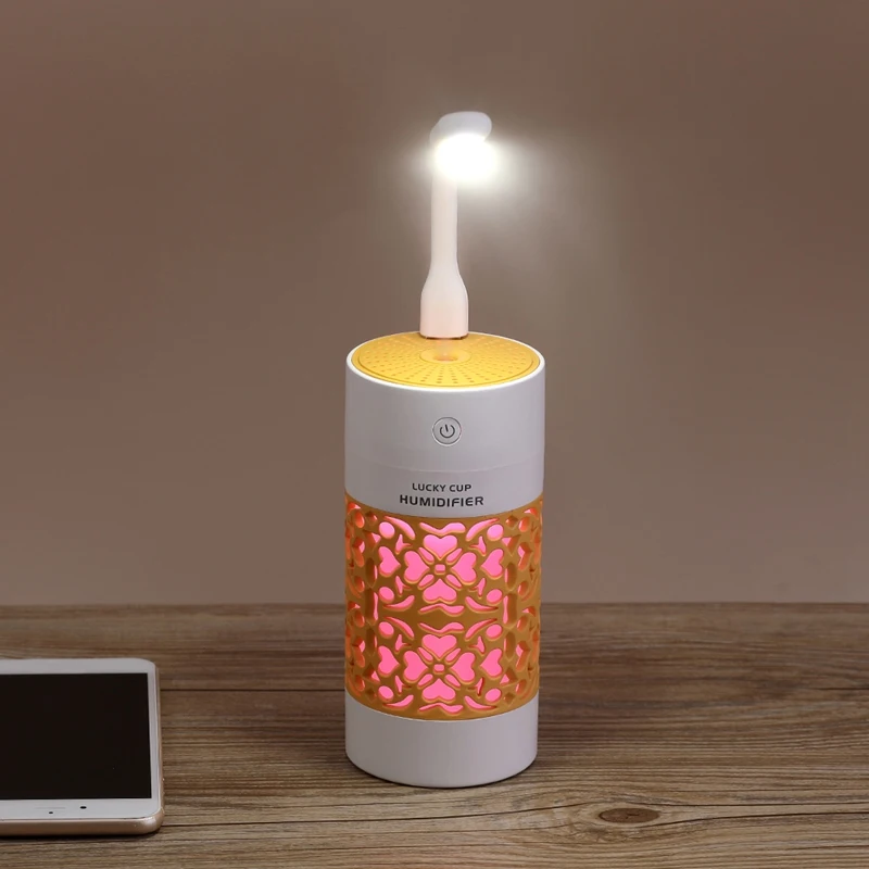 

3 In 1 Lucky Cup Humidifier USB Aroma Diffuser Ultrasonic Essential Oil Car Air Humidifier Cool Mist Purifier