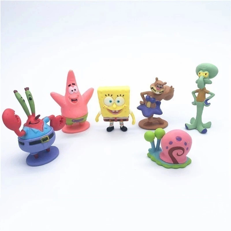 Набор фигурок spongebob / губка боб (8шт 5-7см в пакете). Бобы игрушки. Экшен фигурка боба фетт. Боб фигурка. Боб фигурка.