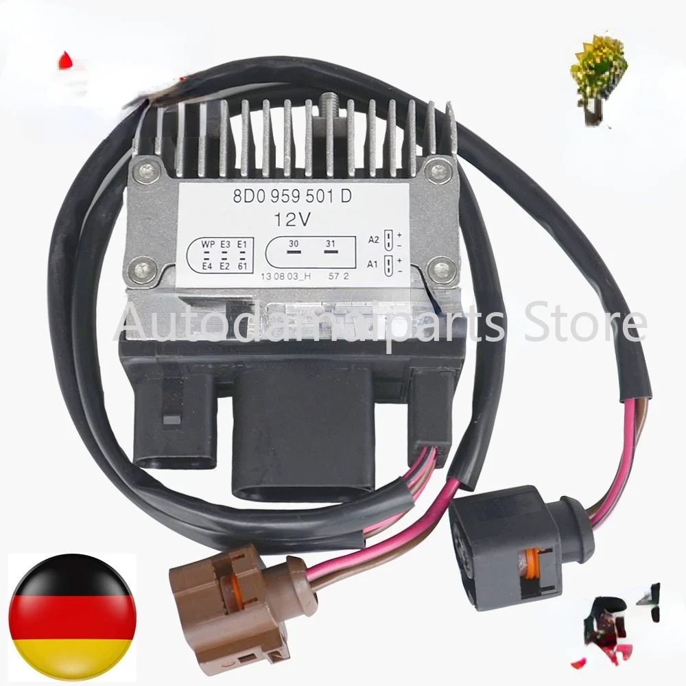 

AP01 Fan Control Unit Relay Module Fit For AUDI A4 A6 S4 Allroad - Brand New 8D0 959 501 D,8D0959501B,8D0959501D