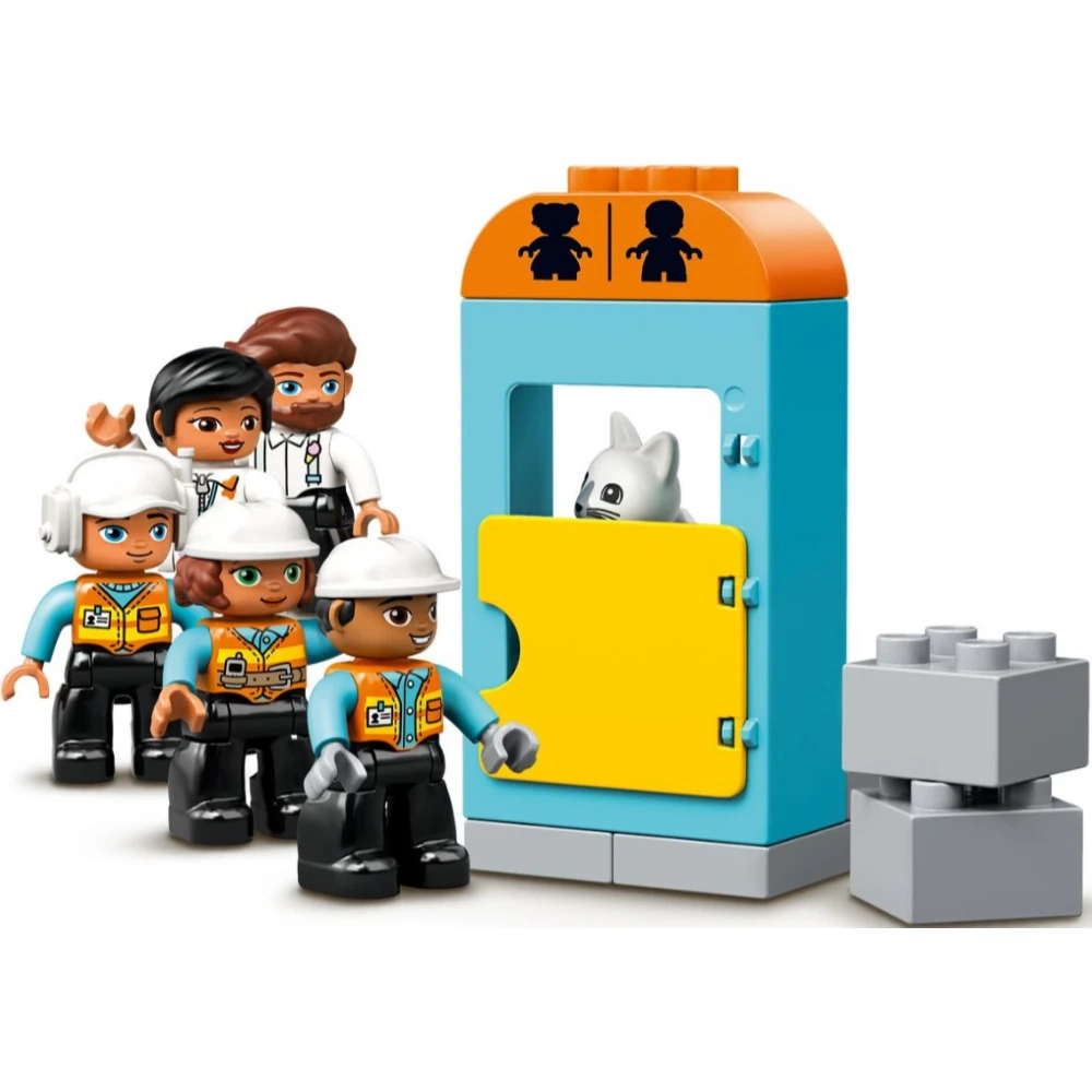 Конструктор Lego Duplo (Дупло) 10933 Башенный кран на стройке 2+ | Игрушки и хобби