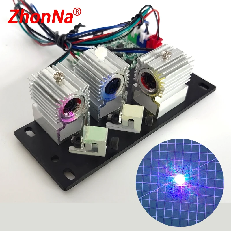 300mW RGB Combined White Laser Module12V for Stage Lighting DJ KTV Halloween Christmas Club Party Light ShowsOptical combination