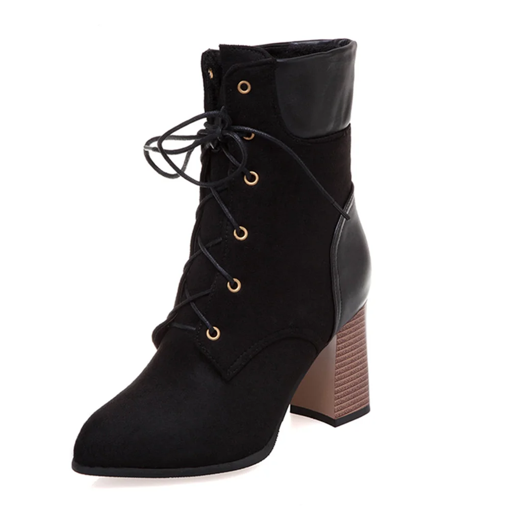 Женские ботильоны на высоком каблуке демисезонные полусапожки маленького