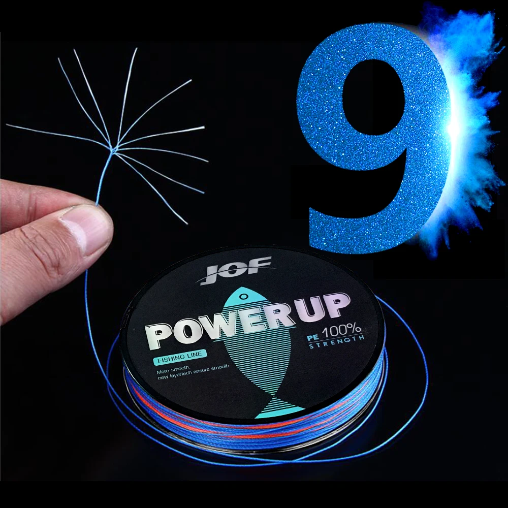

100M 9 Strands Braided fishing line Multifilament fishing line