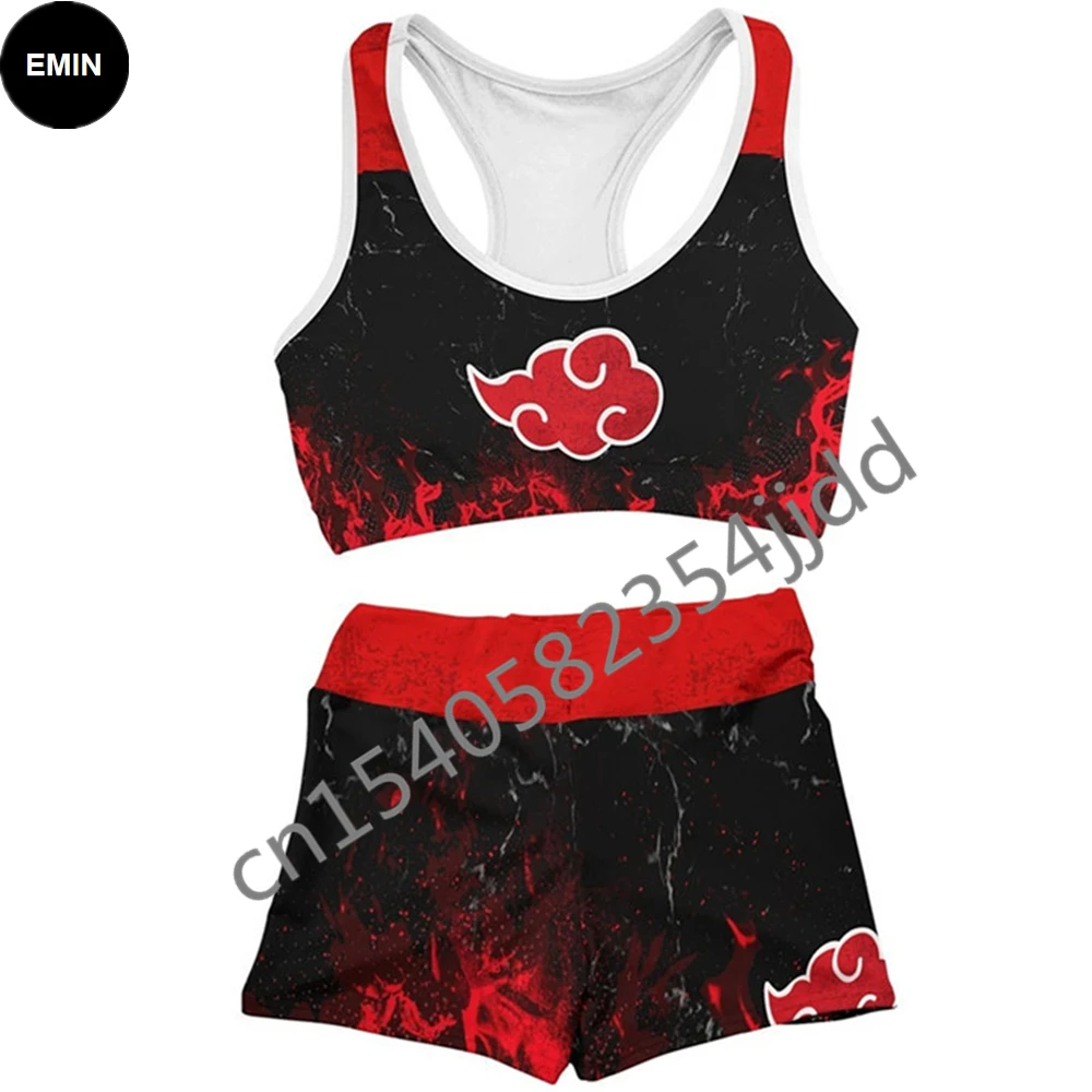 Костюм косплея аниме ниндзя Акацуки модное Спортивное нижнее белье с 3d принтом