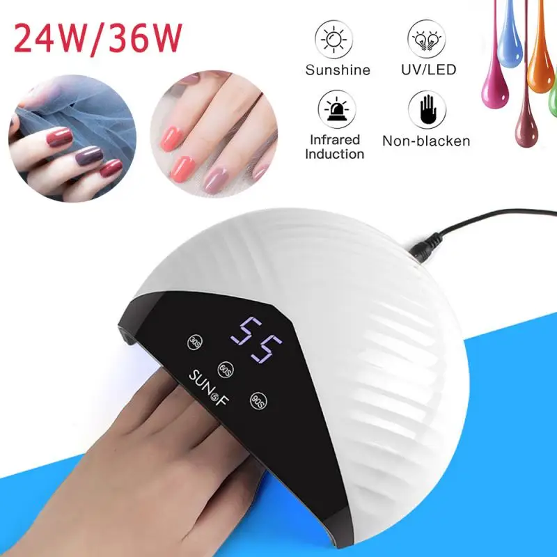 

24 / 36W Nail Dryer LCD Display LED Dryer Nail Lamp UV LED Lamp for Curing Gel Polish Auto Sensing Lamp For Nails Manicure Tools